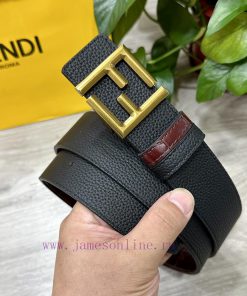 FENDL FendiThe full set of 40mm wide double-sided original calf leather with a single ruthen bx6qam79