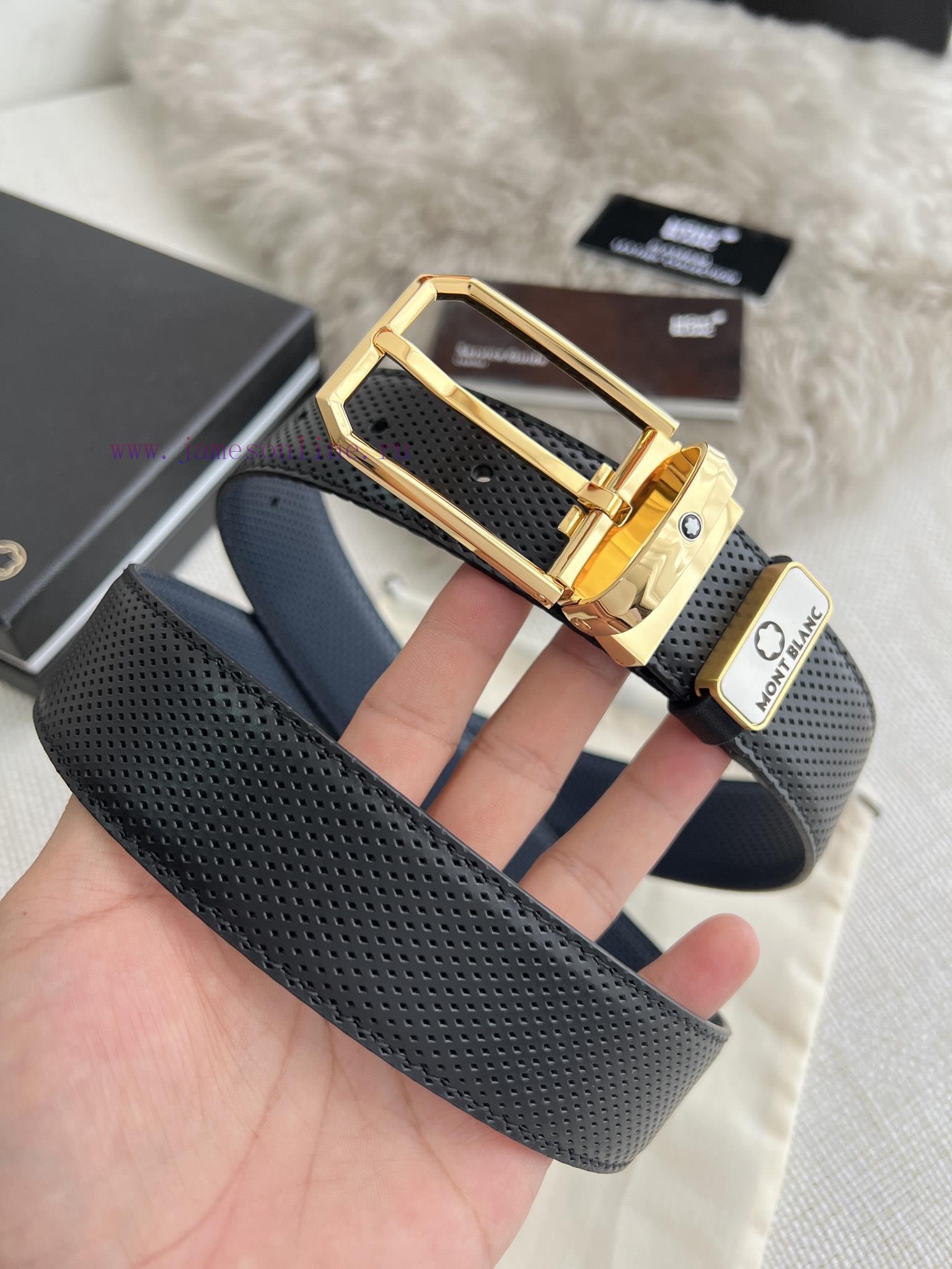 Montblanc Montblanc ️ Belt and beltNeedle buckle, new original classic boutique needle buckl 3hugxu0h