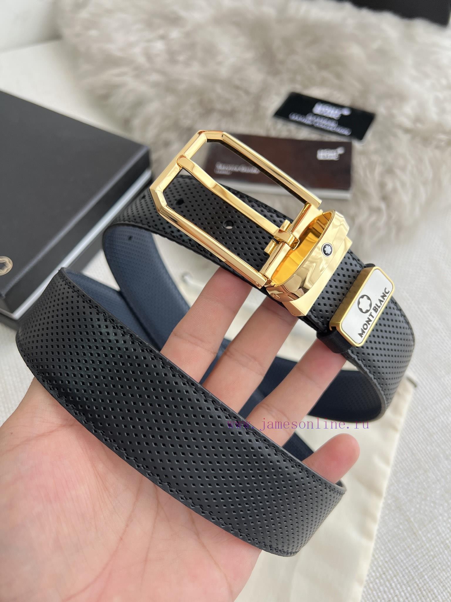 Montblanc Montblanc ️ Belt and beltNeedle buckle, new original classic boutique needle buckl w7iakigd