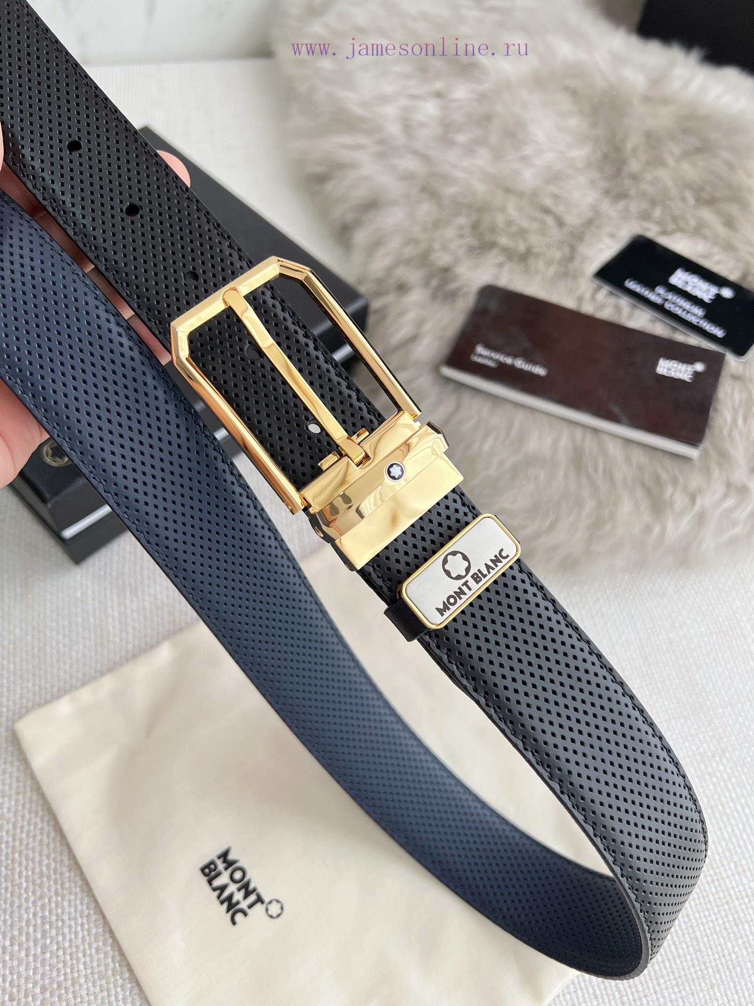 Montblanc Montblanc ️ Belt and beltNeedle buckle, new original classic boutique needle buckl w7iakigd - Image 5