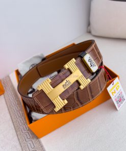 Hermes Hermes waist beltHanging buckle, classic pure steel material buckle head, double-side qa1jj0dw