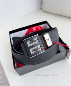 Givenchy GIVENCHY Belt ️ BeltHanging buckle, pure steel material buckle head, double-sided c r04u4syy