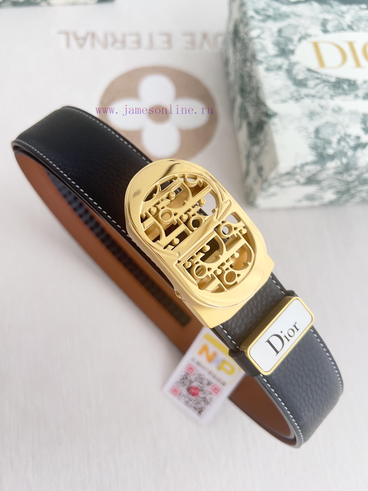 Dior Dior Belt ️ Automatic BeltAutomatic buckle, made of pure steel material, equipped with kgkrprpr - Image 3