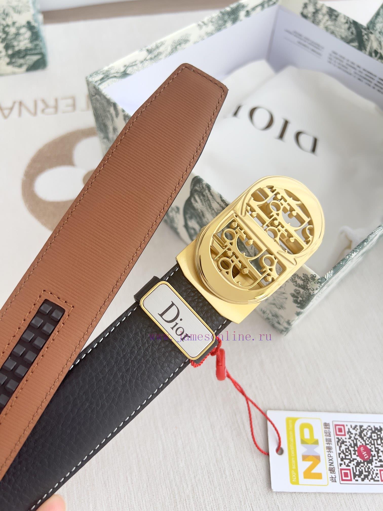 Dior Dior Belt ️ Automatic BeltAutomatic buckle, made of pure steel material, equipped with kgkrprpr - Image 7
