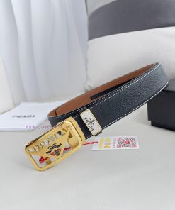Prada. Prada Belt Automatic BeltAutomatic belt, classic pure steel material automatic buckle whhzpe6h