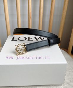 LOEWE's latest same style waist belt [Celebration] [Celebration] Plain cowhide leather belt rl0ua7ci