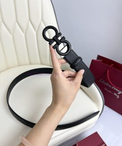 Ferragamo. FerragamoFull width 3.5cm high-end customized men's belt double-sided imported co dwu5fx0h