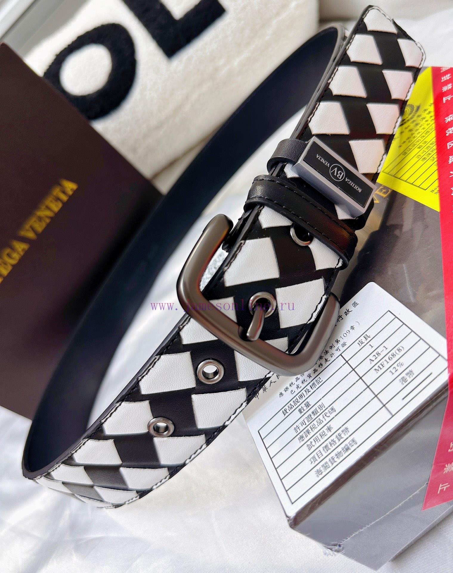 Belt Bottega Veneta. Bottega Veneta is top-notchBelt BV replica quality with 100% top layer whwkyelv - Image 8