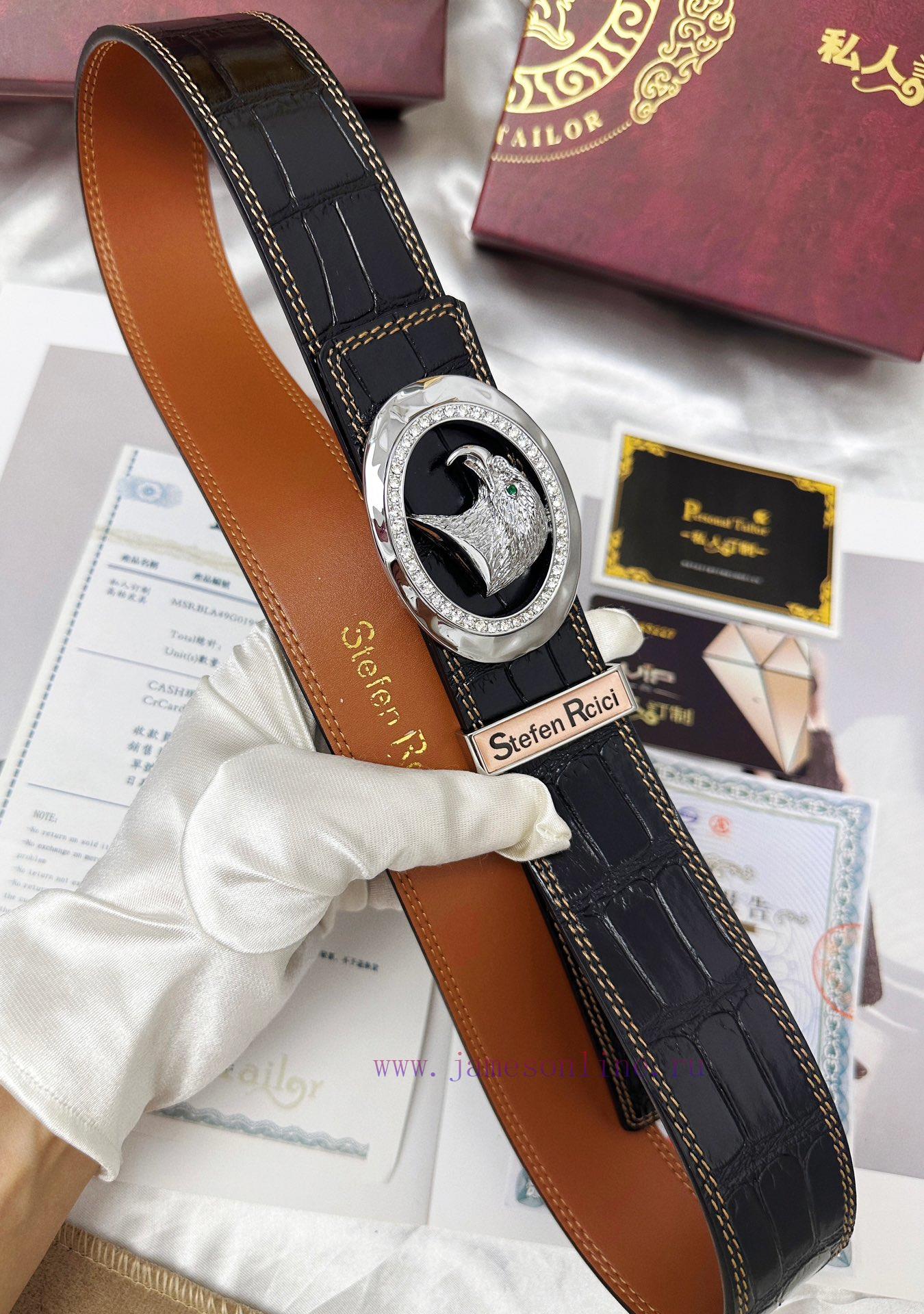 Belt Stefen Rcici Nitz ️Belt replica Private customized high-end supply versionImported orig zjb7a38v - Image 8