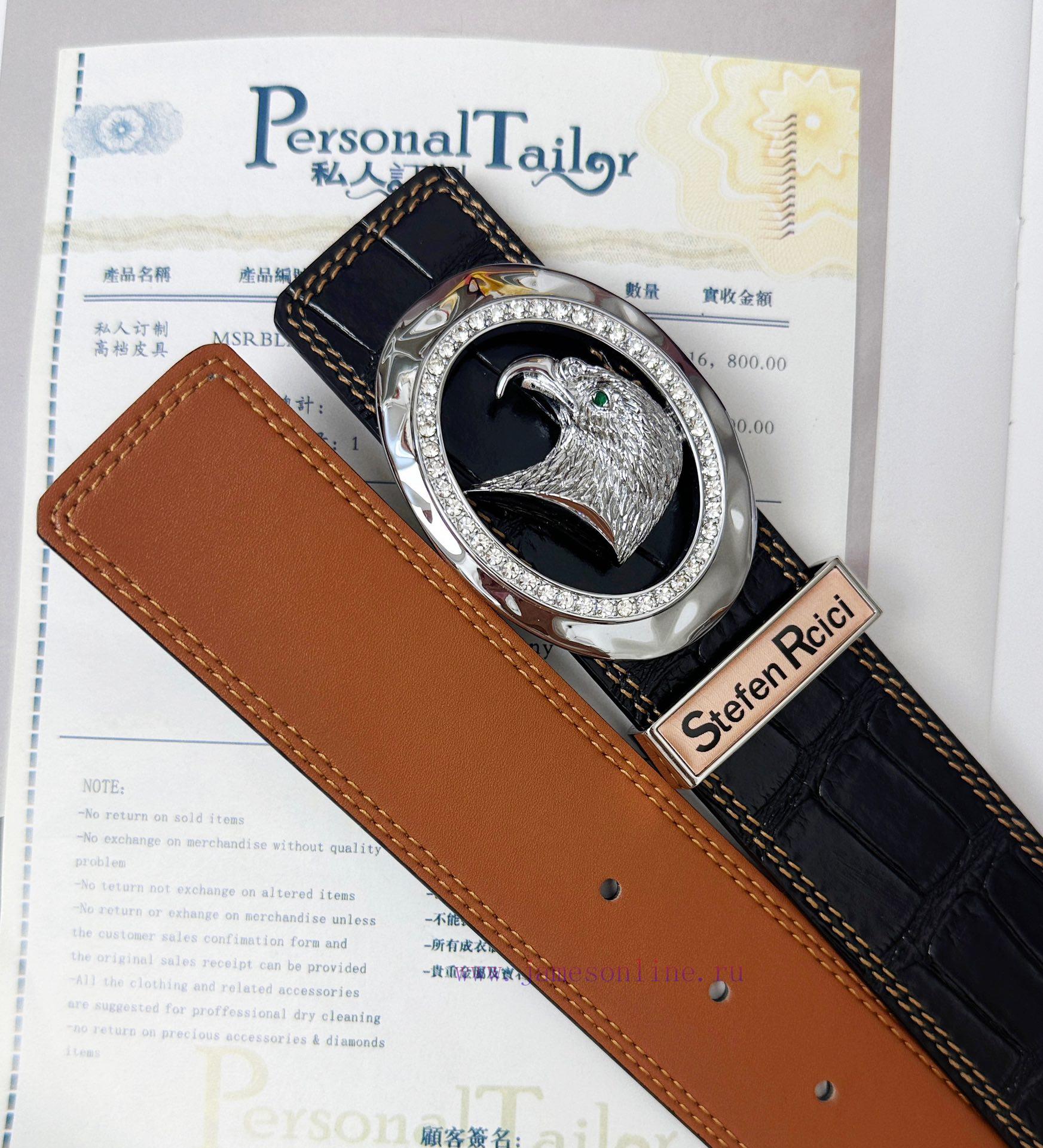 Belt Stefen Rcici Nitz ️Belt replica Private customized high-end supply versionImported orig zjb7a38v - Image 9