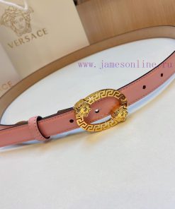 Versace Versace 2.0cm thin waistband made of original soft leather with a signature 3D buckl c80308zu