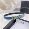 3.0cm D&G Dolce&Gabbana waist belt, made of special denim fabric paired with top layer cowhi e8k6k5to