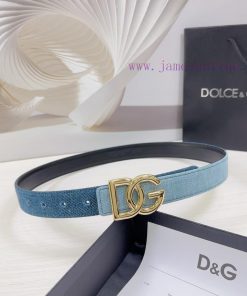 3.0cm D&G Dolce&Gabbana waist belt, made of special denim fabric paired with top layer cowhi ykd6ap3r