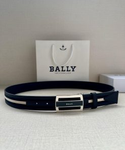 BALLY's new lychee patterned leather men's casual cloth paired with leather dual use waist b m5mjgeit