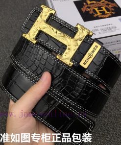 Hermes Hermes crocodile patternGrade: Italian imported 100% top layer cowhide, Hermes. Herm bodxwi37