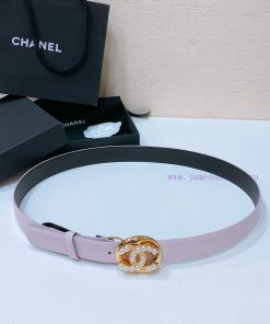 Chanel 24c rhinestone pearl logo buckle brass metal imported sheepskin plain weave with logo 8pzwzvs4