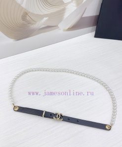 Chanel 1.5cm chain style Chanel belt, double-sided top layer cowhide material, length. 758.8 whho6obd