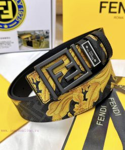 Belt FENDI Fendi ReproductionThe waistband is made of 100% cowhide, ensuring a double-layer z1q583rg
