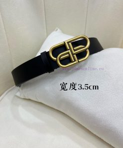 New model from Balenciaga official website, double-sided calf leather with a width of 3.5cm yil43ksg