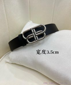 New model from Balenciaga official website, double-sided calf leather with a width of 3.5cm 8v1biojg