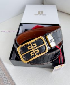 Givenchy GIVENCHY Belt ️ BeltBuckle, smooth buckle made of pure steel material, leather belt hof1lufw