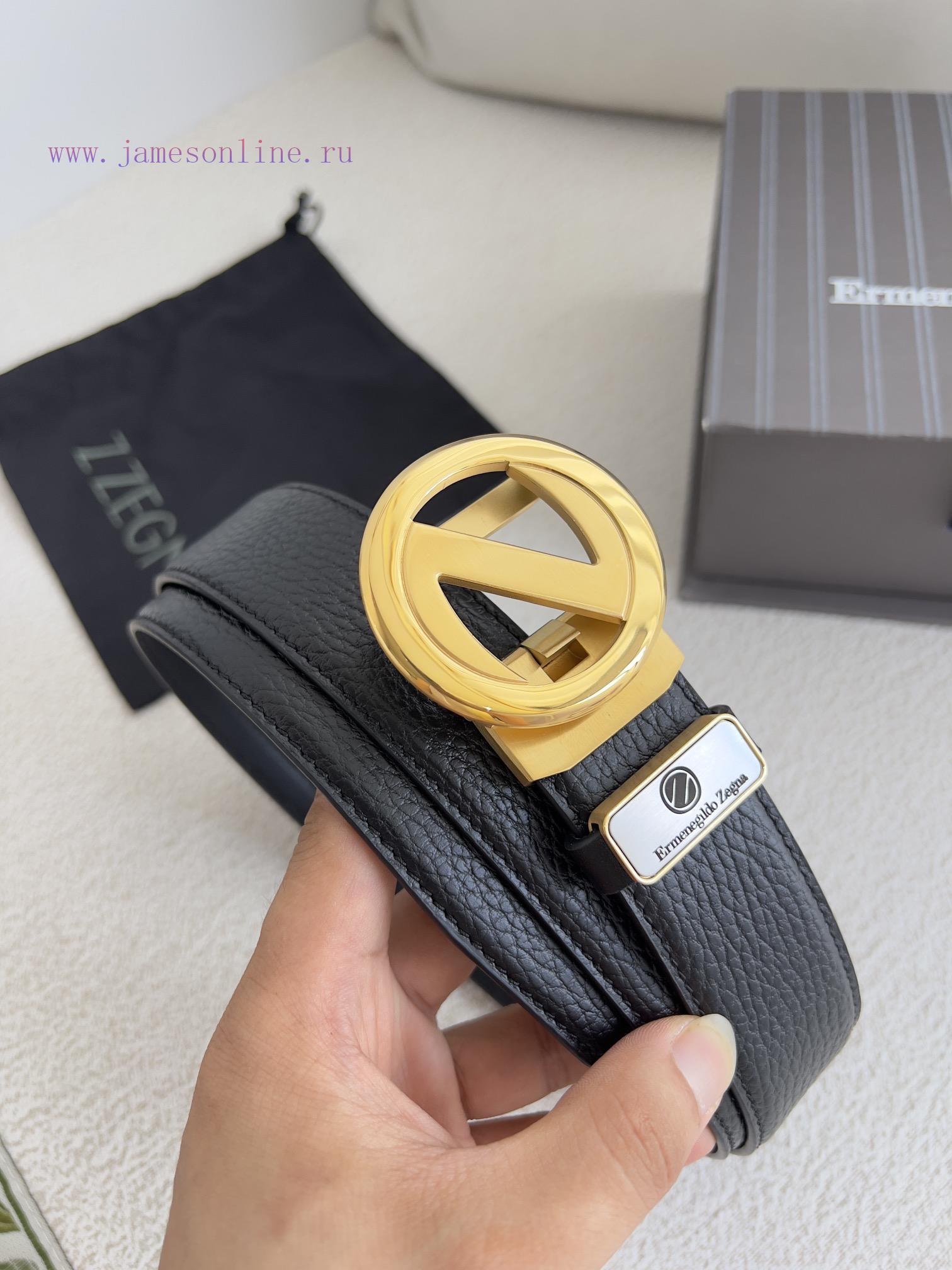 Jenny Ermenegido Zelma. Belt Automatic BeltPure steel material automatic buckle, top layer c 1u6oz2x2 - Image 3