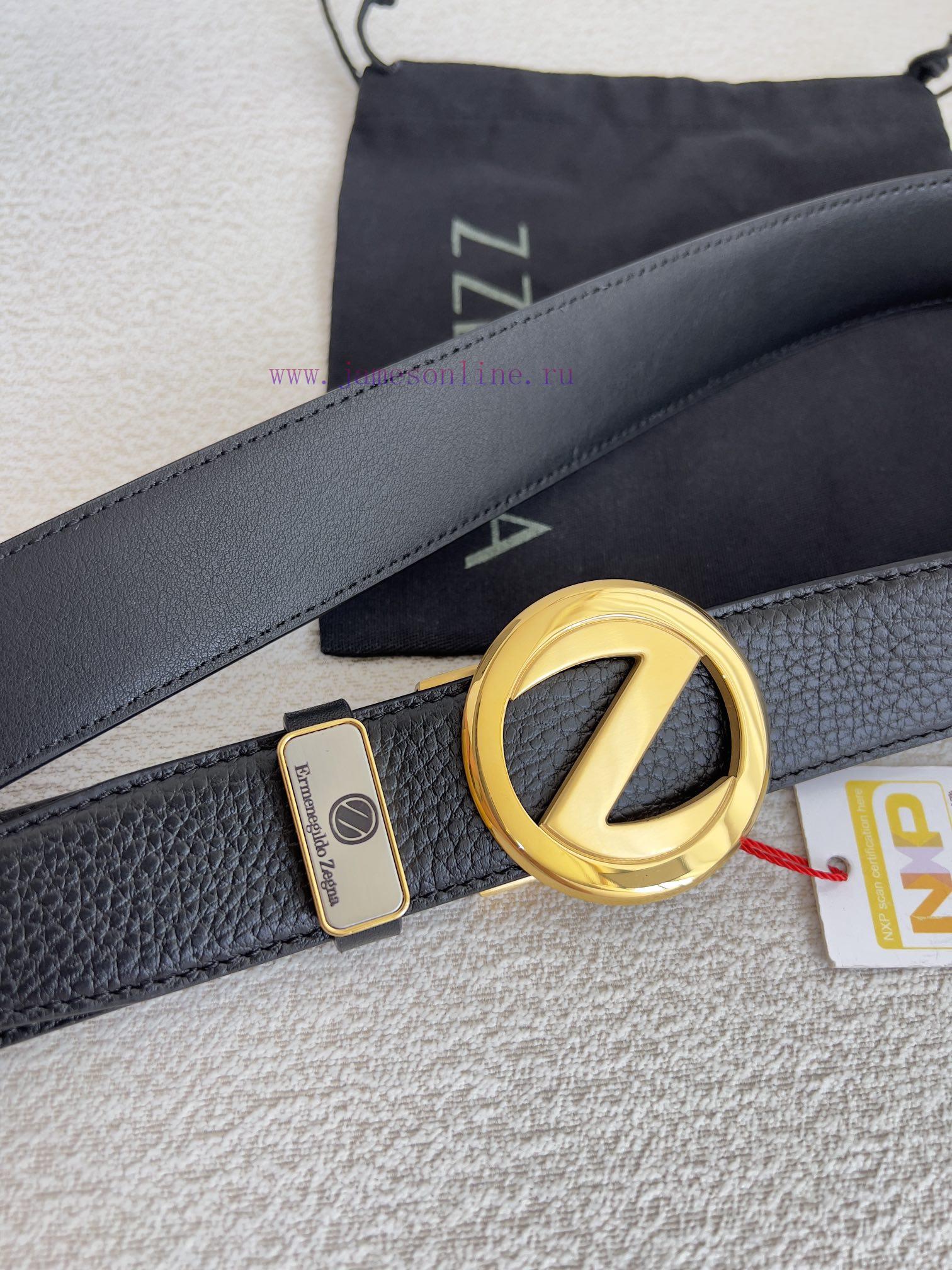 Jenny Ermenegido Zelma. Belt Automatic BeltPure steel material automatic buckle, top layer c 1u6oz2x2 - Image 5