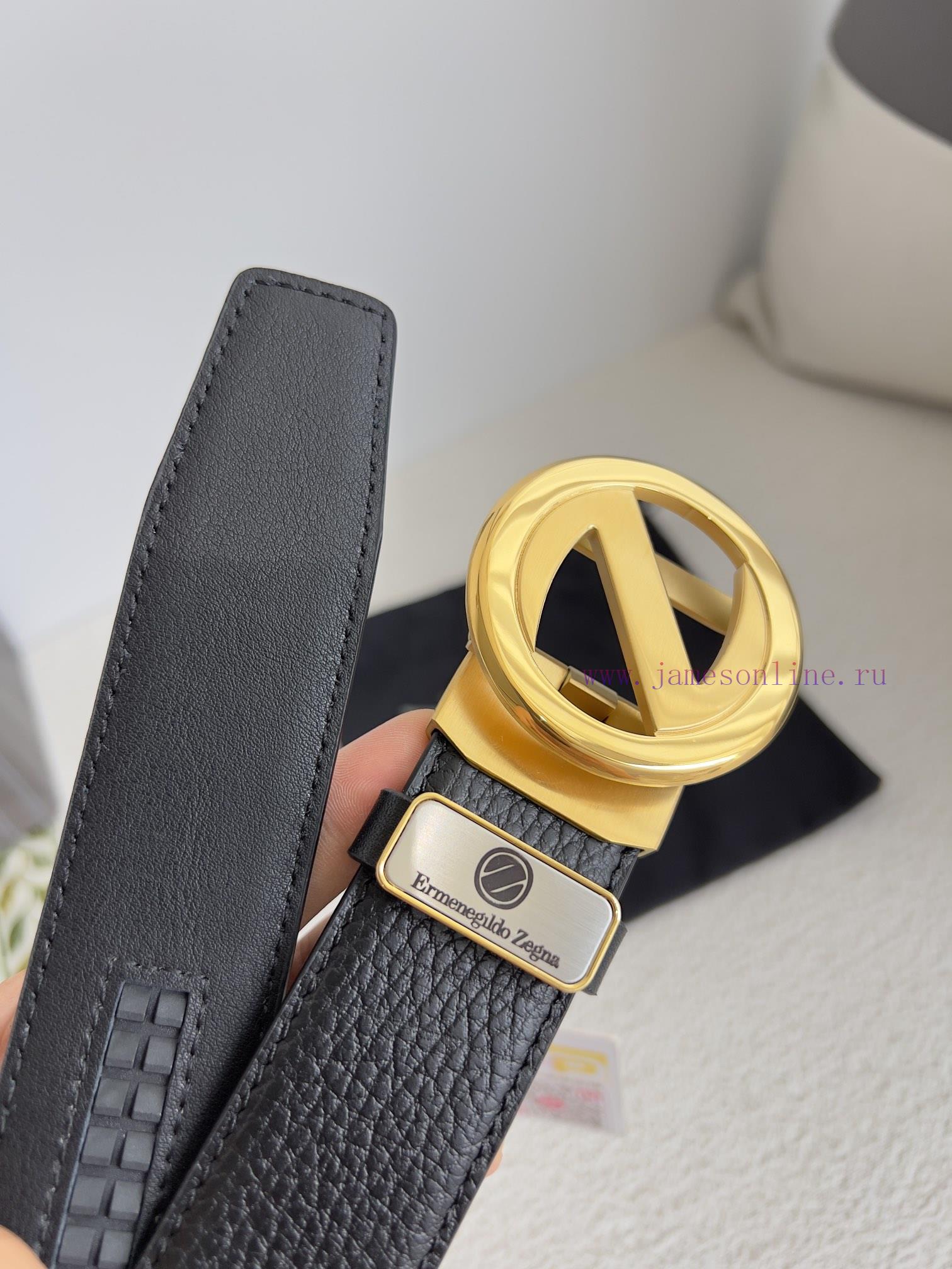 Jenny Ermenegido Zelma. Belt Automatic BeltPure steel material automatic buckle, top layer c 1u6oz2x2 - Image 7