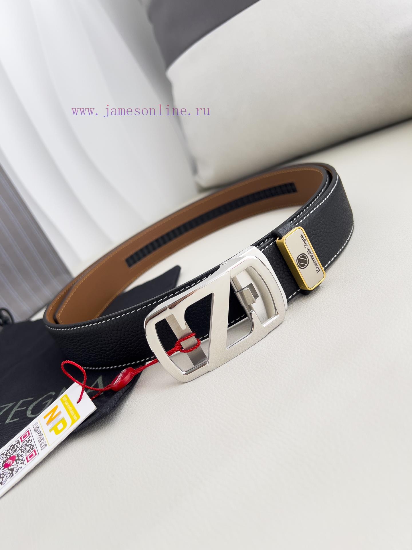 Jenny Ermenegido Zelma. Belt Automatic BeltPure steel material automatic buckle, top layer c sdjlqghd - Image 3