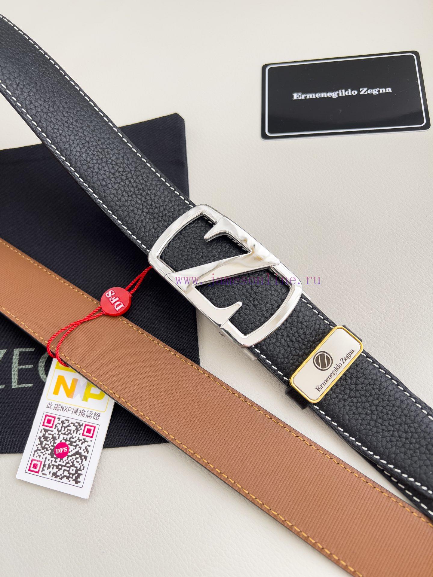 Jenny Ermenegido Zelma. Belt Automatic BeltPure steel material automatic buckle, top layer c sdjlqghd - Image 5