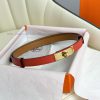 Hermes Women's BeltFull set of 1.8mm women's Kelly original imported leather K gold/platinum 5yw7w0zw