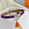 Hermes Women's BeltFull set of 1.8mm women's Kelly original imported leather K gold/platinum kuaaxzmo