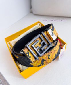 Fendi FENDI ️ Belt and beltBuckle, original classic pure copper boutique letter buckle, phot qek2wi1k