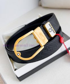 Montblanc Montblanc ️ Belt and beltBuckle, new original classic boutique buckle, photographe mqh6cvob