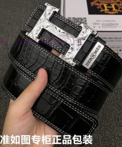 Hermes Hermes crocodile patternGrade: Italian imported 100% top layer cowhide, Hermes. Herm trpa078o