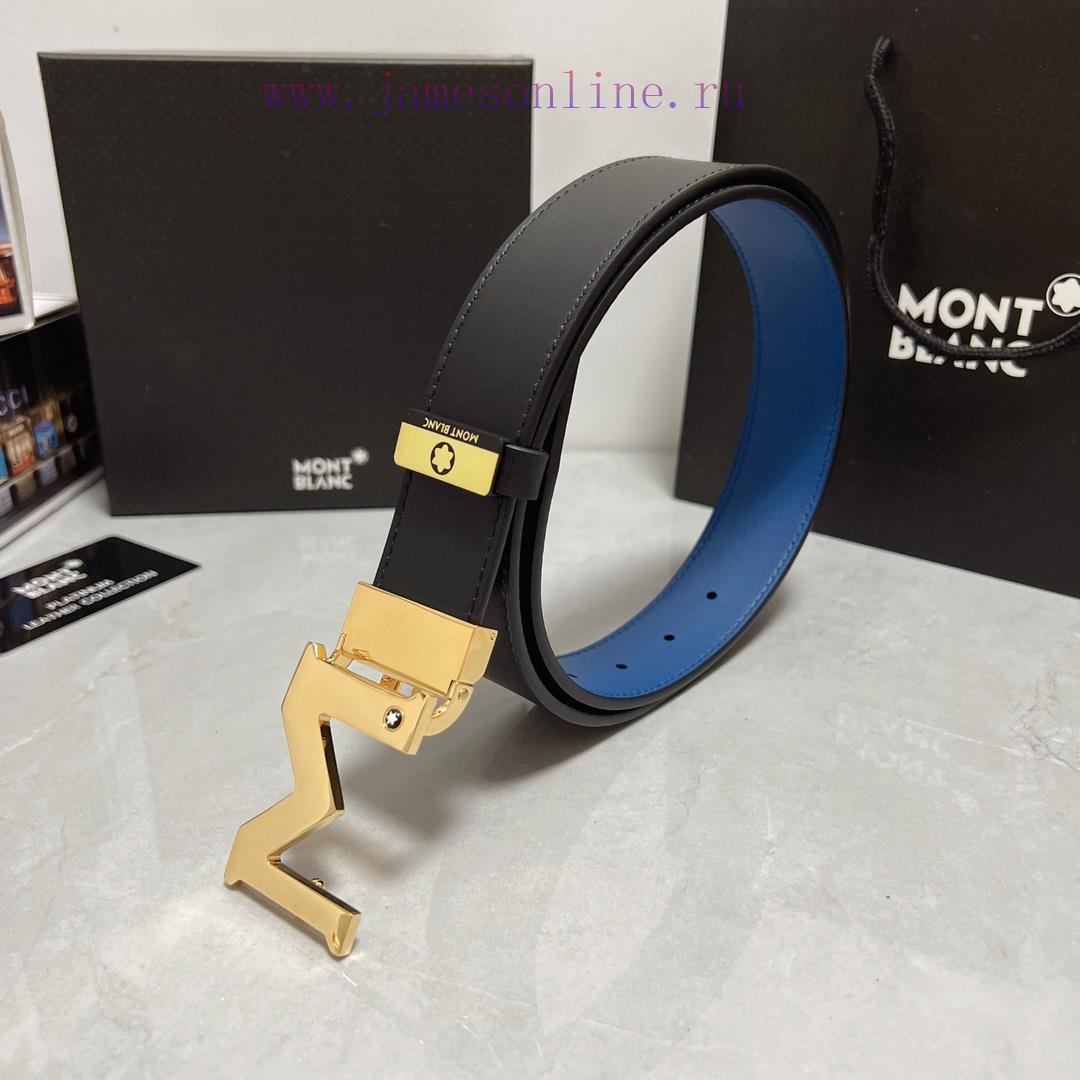 MontblancMaterial: Leather Belt with 100% Head Layer. The leather belt is guaranteed to be g kqr67m51
