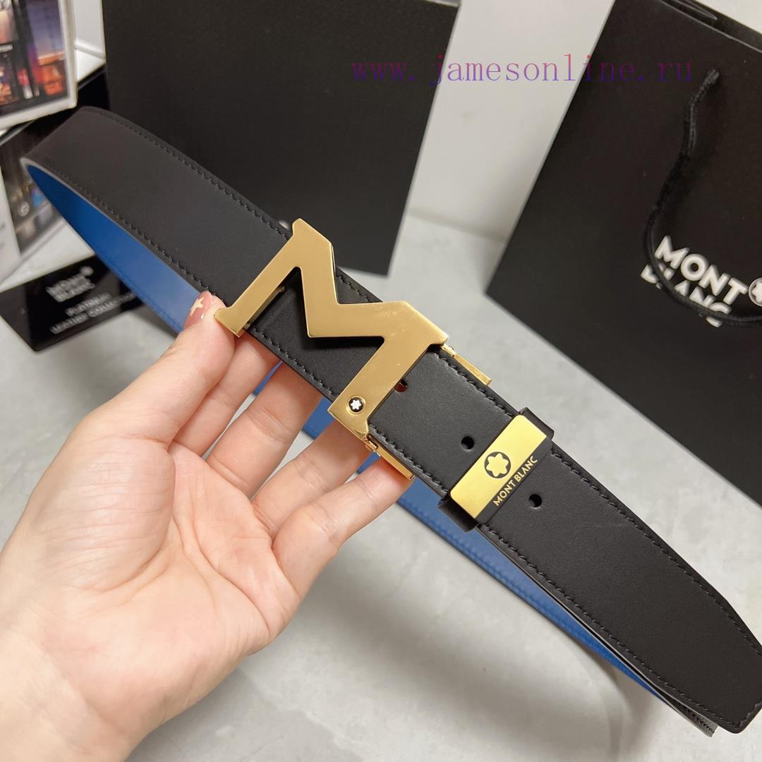 MontblancMaterial: Leather Belt with 100% Head Layer. The leather belt is guaranteed to be g kqr67m51 - Image 3