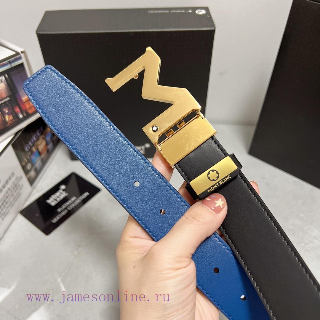 MontblancMaterial: Leather Belt with 100% Head Layer. The leather belt is guaranteed to be g kqr67m51 - Image 9