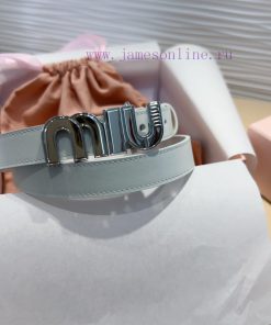 The Miu Miu leather belt is an ideal choice to enhance the unique style and tasteThe eye-cat j4k0d66h