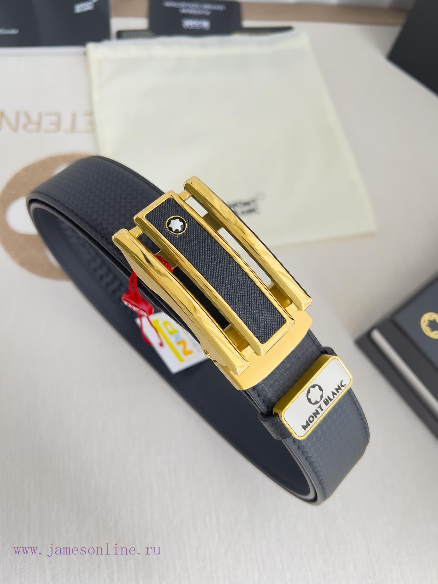 Montblanc Montblanc Belt Automatic BeltAutomatic belt, original new pure steel material auto 87s5sn9x - Image 5