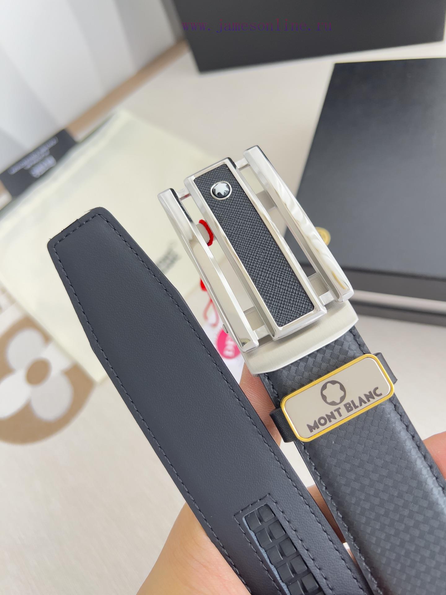 Montblanc Montblanc Belt Automatic BeltAutomatic belt, original new pure steel material auto 87s5sn9x - Image 8