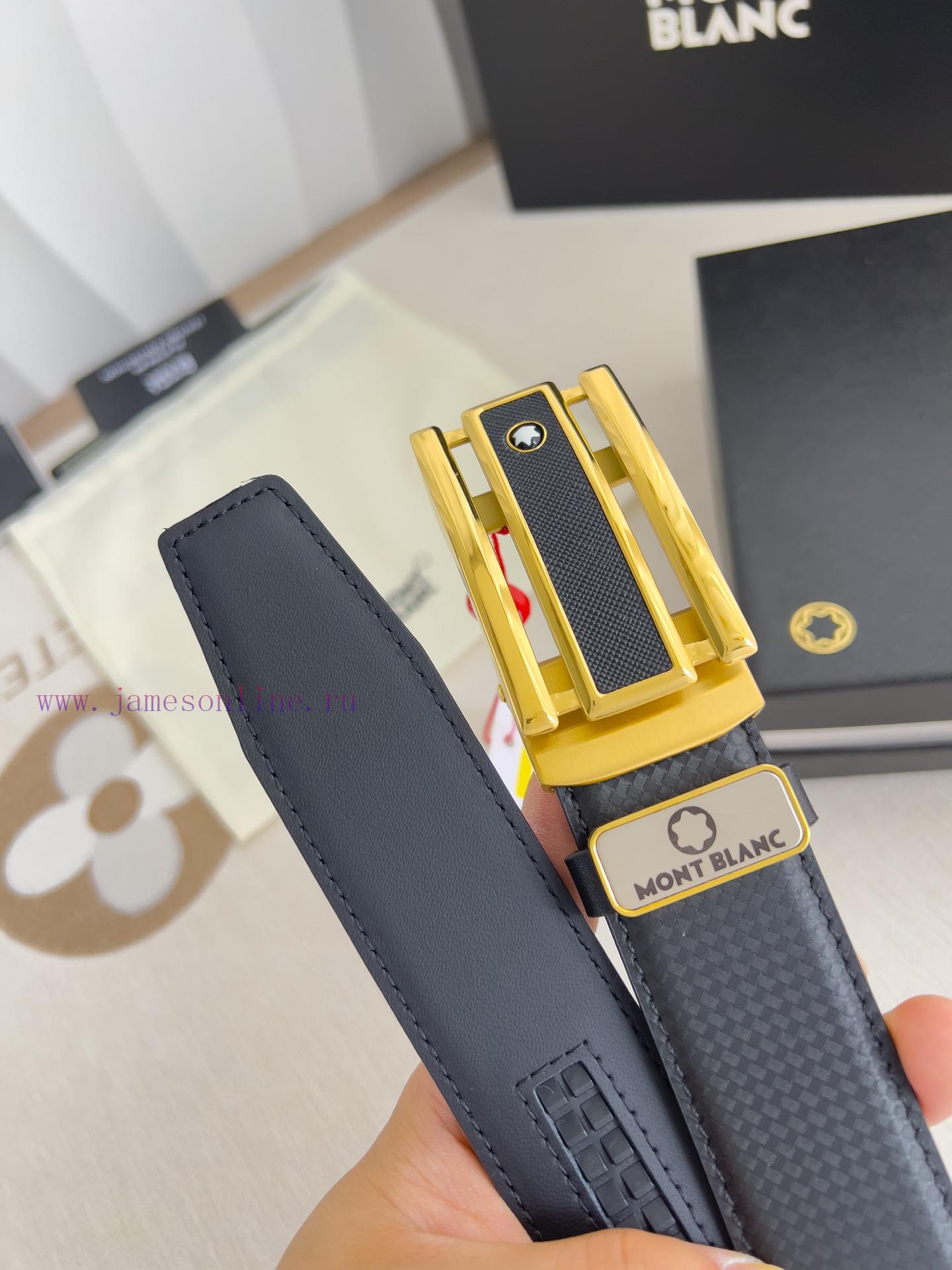 Montblanc Montblanc Belt Automatic BeltAutomatic belt, original new pure steel material auto 87s5sn9x - Image 9