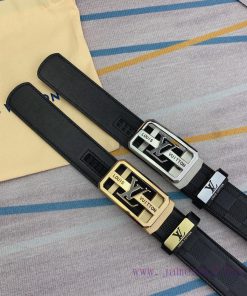 LV... Louis Vuitton automatic beltMaterial: Leather Belt with 100% Head Layer. The leather b fguwk6qh