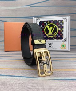 LV... Louis Vuitton automatic beltMaterial: Leather Belt with 100% Head Layer. The leather b 06yklf1d
