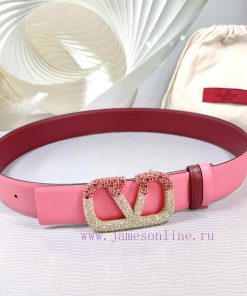 4.0cm Valentino new belt, double-sided top layer cowhide material, length 75.80.85.90.95.100 67ypx2xo