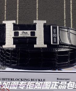 Hermes Her.. Mes ️ Crocodile PatternIdentify and receive a punch as a giftMaterial: 100% hea 55dswk4w