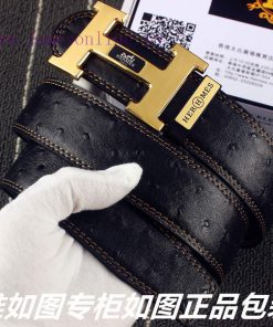 Hermes Her.. Mes ️ Ostrich patternIdentify and receive a punch as a giftMaterial: 100% head 9niuv4pa