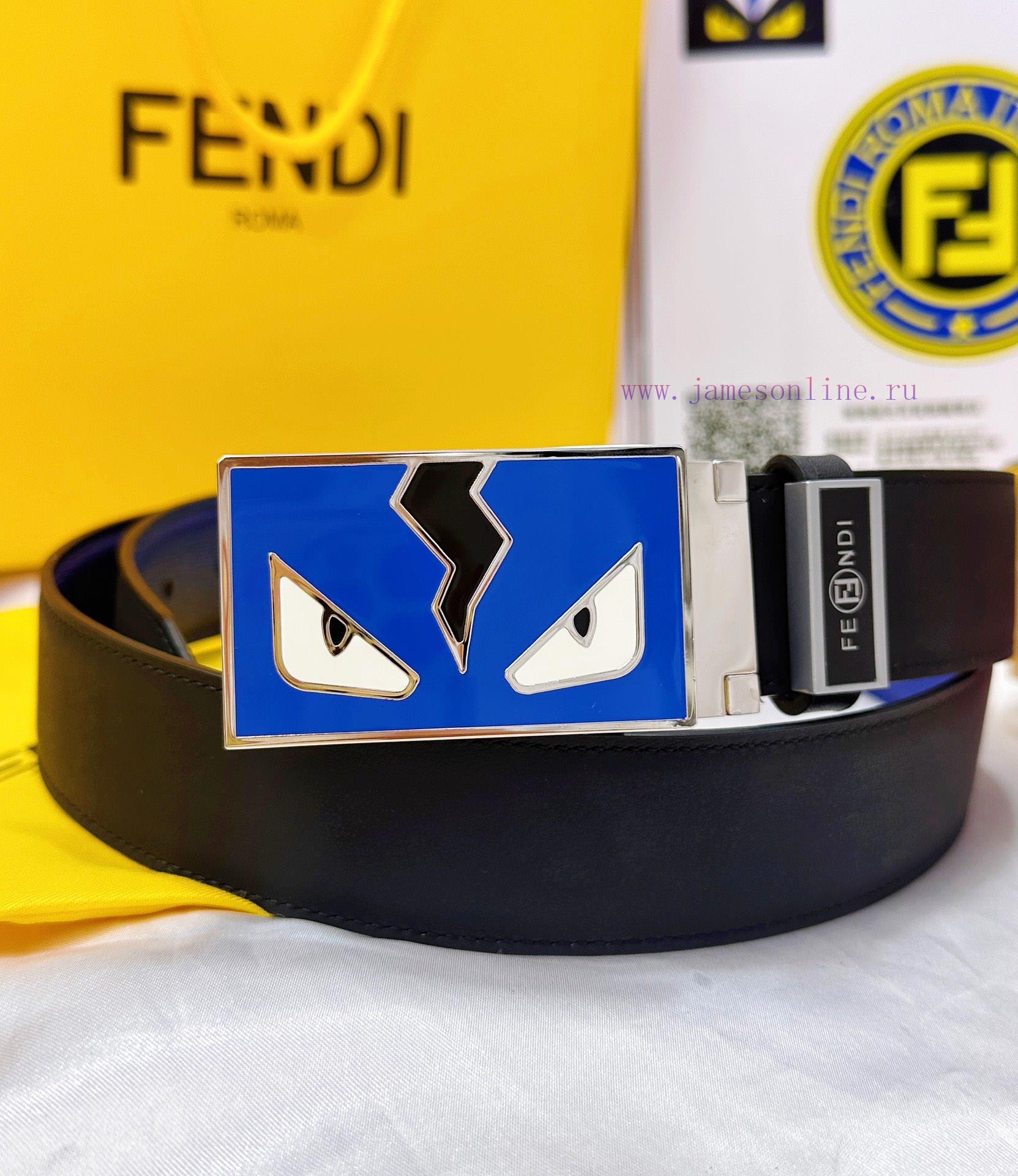 Belt FENDI Fendi ReproductionThe waistband is made of 100% imported top layer cowhide, ensur 5lnlsl05 - Image 4