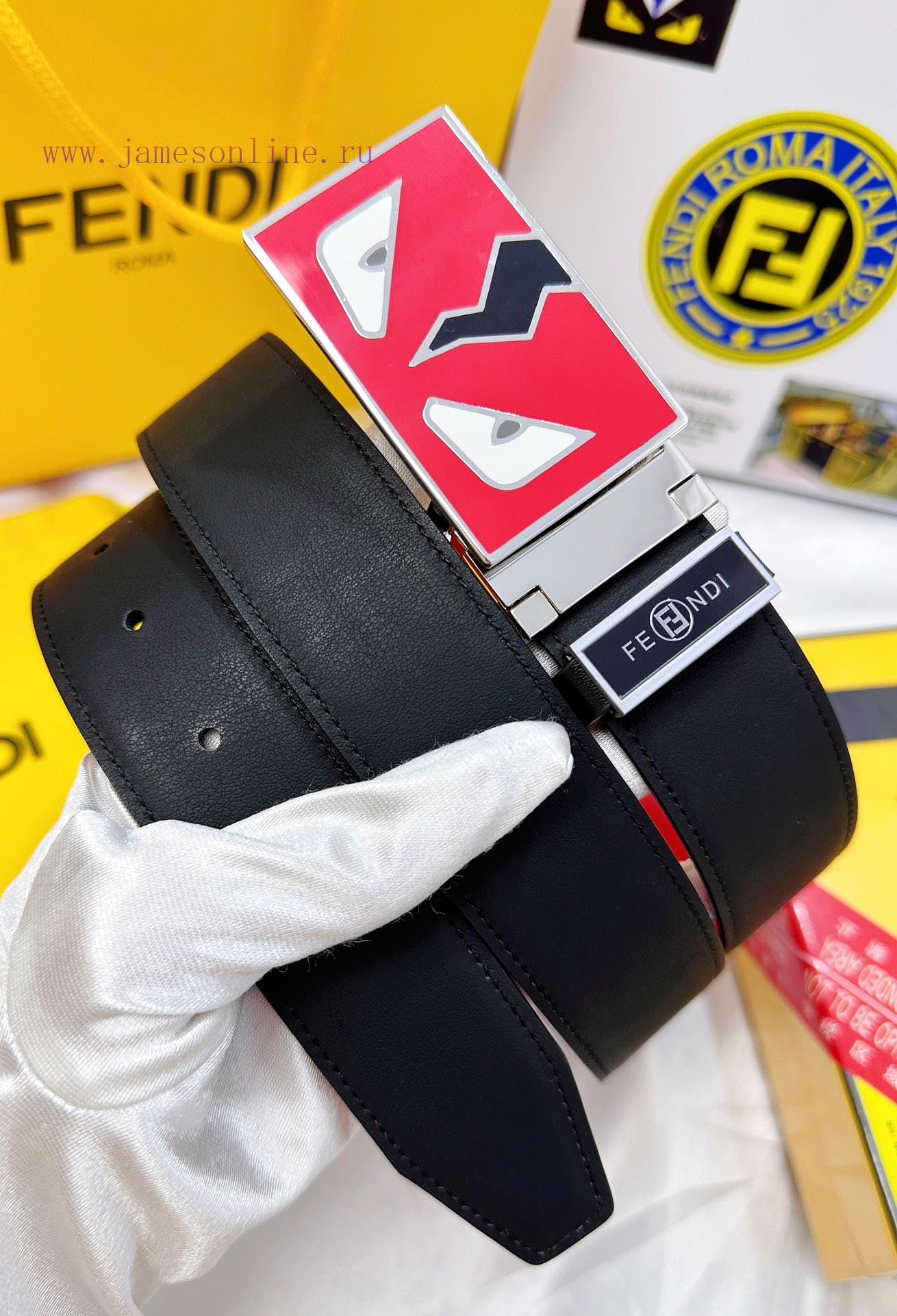 Belt FENDI Fendi ReproductionThe waistband is made of 100% imported top layer cowhide, ensur anr74om7 - Image 8