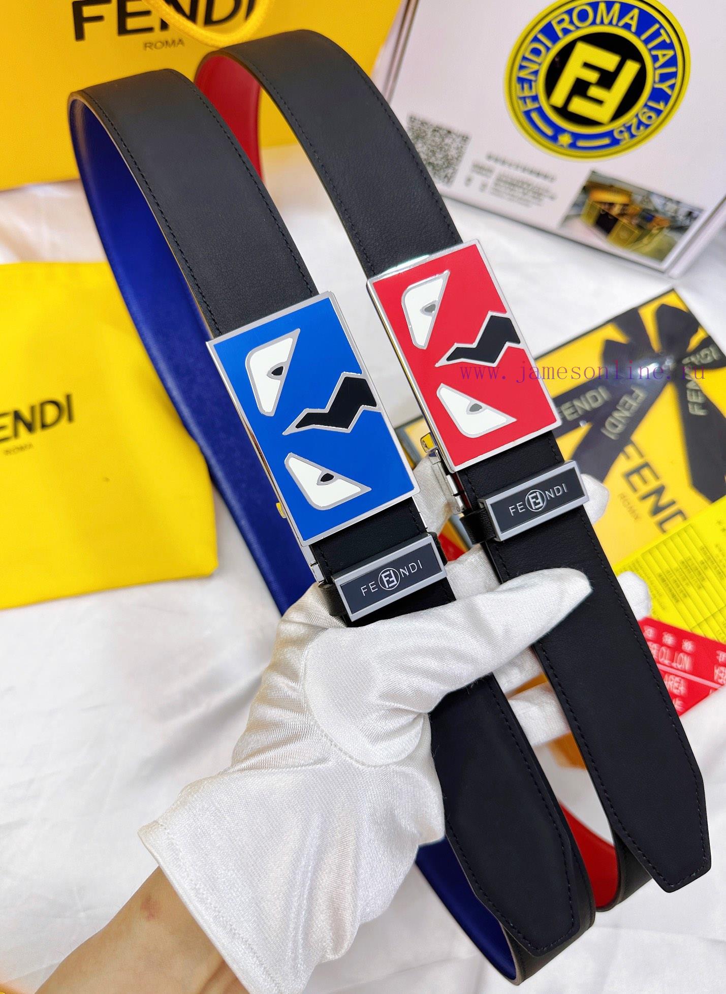 Belt FENDI Fendi ReproductionThe waistband is made of 100% imported top layer cowhide, ensur anr74om7 - Image 10